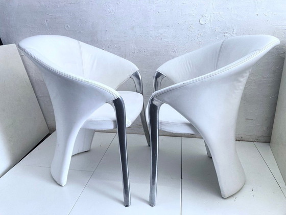 Image 1 of 2 postmoderne Sessel Modell Calla Design Gino Carollo für Draenert