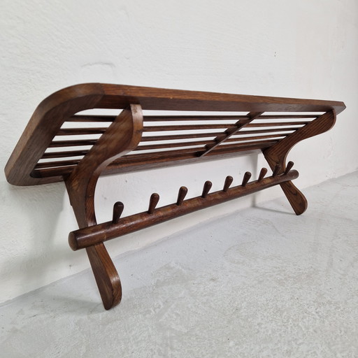 Coat rack 1950s, Spectrum Amsterdam, W. Van Gelderen