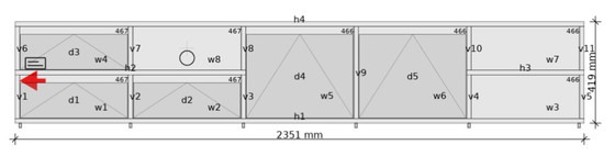 Image 1 of Tylko TV-Ständer in Weiß mit Schubladen