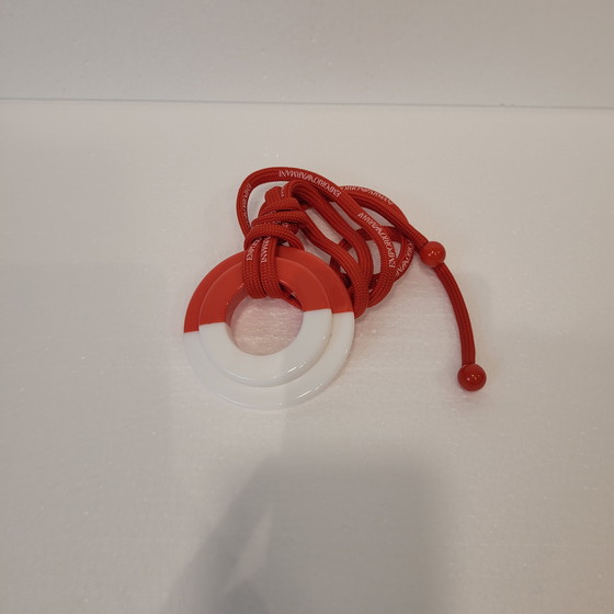 Image 1 of Collana bianca e rossa, Emporio Armani, anni 2010 - Italia
