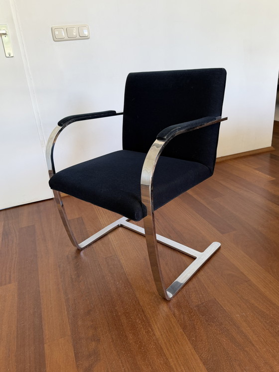 Image 1 of Set van 6 originele Knoll Brno stoelen, Ludwig Mies Van der Rohe.