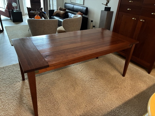 Solid Cherry Wood Dining Table and Coffee Table