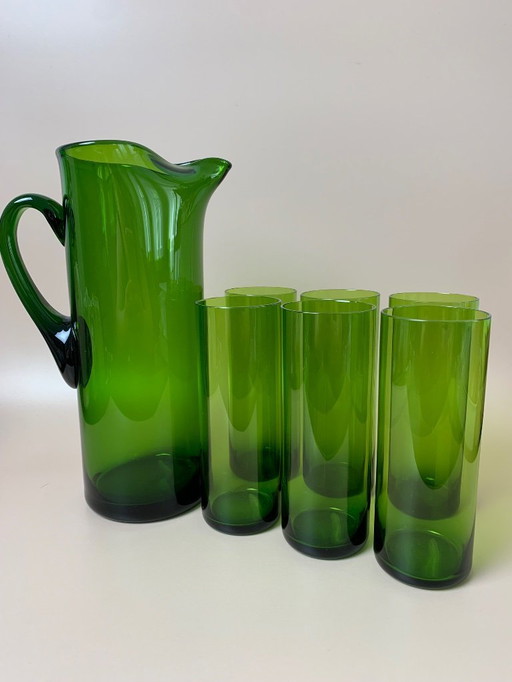 Bjorkshult - Drinkset met kan en glazen voor 6 personen