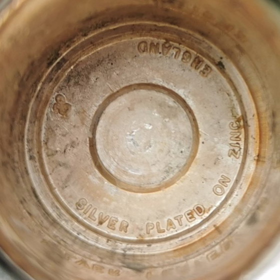 Image 1 of CHANDELIERS ANGLAIS ARGENTÉS