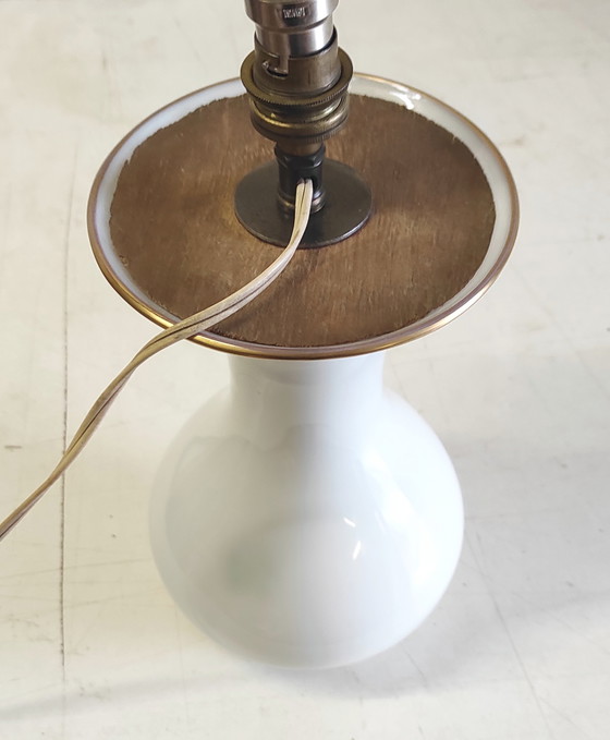 Image 1 of 19th-century style opaline glass lamp base