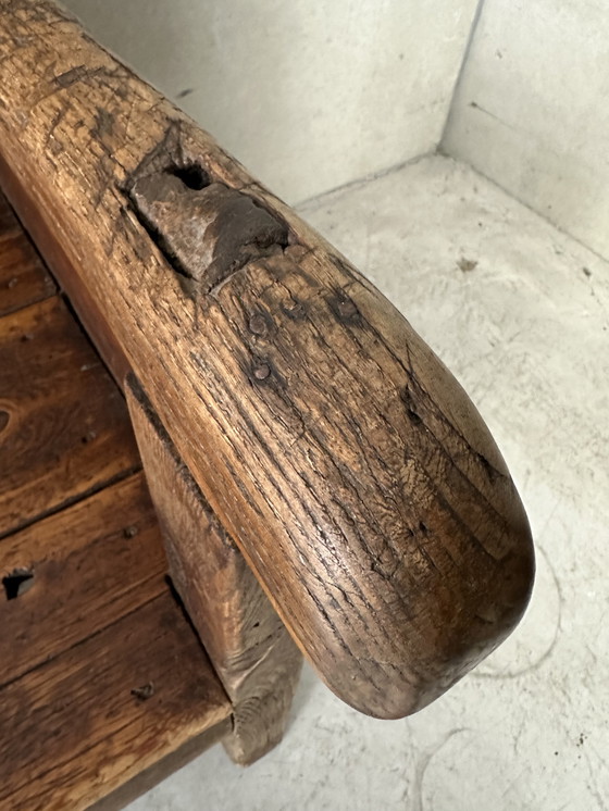 Image 1 of Antica panca spagnola - XIX secolo