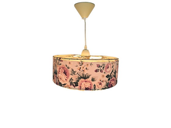 Image 1 of Philips - hanglamp -  NPD 28/00 - textiel - metaal - bakeliet - 1960's