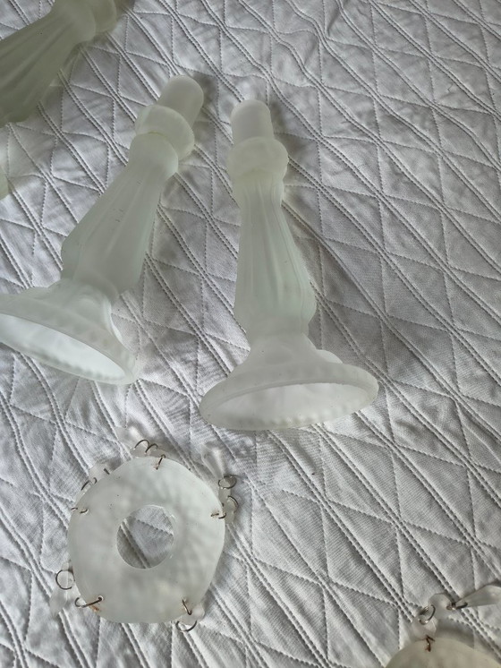 Image 1 of 3 vintage candlesticks from the 80s