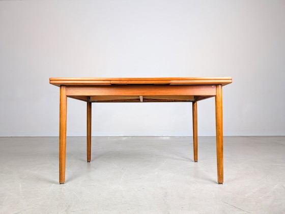 Image 1 of Midcentury Esstisch ausziehbar Rogenstrup Vintage teak danish