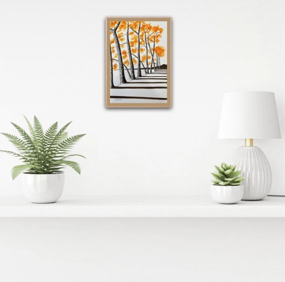 Image 1 of Encre sur papier blanc 30x21cm