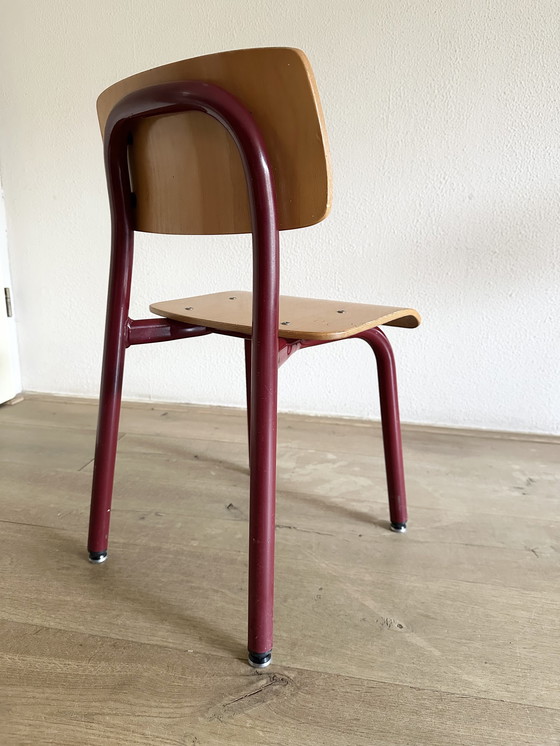 Image 1 of Vintage Presikhaaf school chair