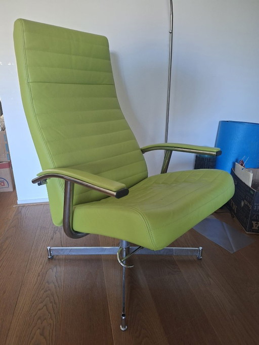 Sillón reclinable Cuba con otomana “Diseño Hulshoff”, silla de cuero – fauteuils, Leather (photo 2 of 5)