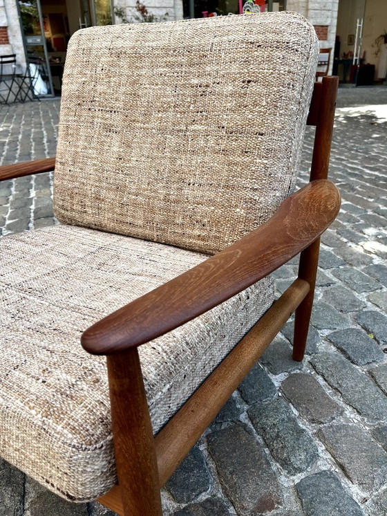 Image 1 of Coppia di poltrone, di Grete Jalk, per France & Son, Danimarca, anni '60