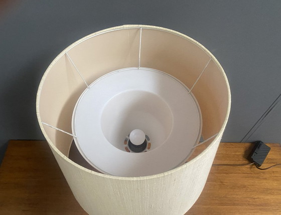 Image 1 of Uno & Östen Kristiansson Teak tablellamp for Luxus Denmark 1970s