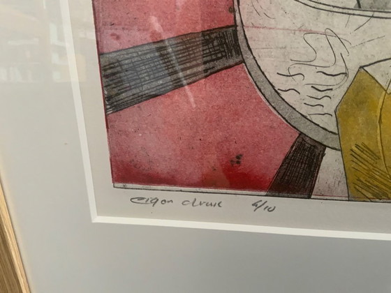 Image 1 of Serigrafía enmarcada de Gerard van Kerkhof.