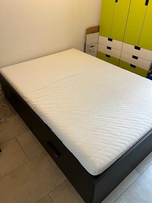 ÅFJÄLL Foam mattress - medium firm/white - 140x200 cm – matrassen en bedbodems, Textile