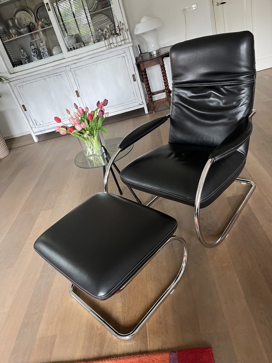 Image 1 of Koinor-Sessel mit separatem Fußhocker