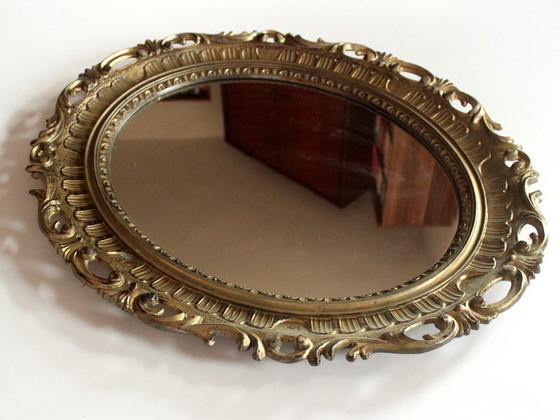 Image 1 of Weelderige garderobespiegel - vintage