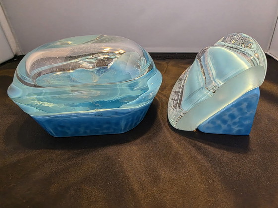 2 Bohemian Vases Jizerske Sklo – Glass (photo 10 of 10)
