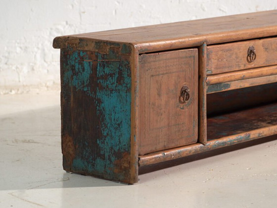 Mobile basso antico in legno di olmo – Cina, circa 1900 – Credenze con vetrina, Rustic (photo 17 of 40)