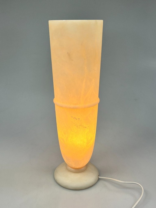 XL Alabaster Table Lamp, Spain 1980's