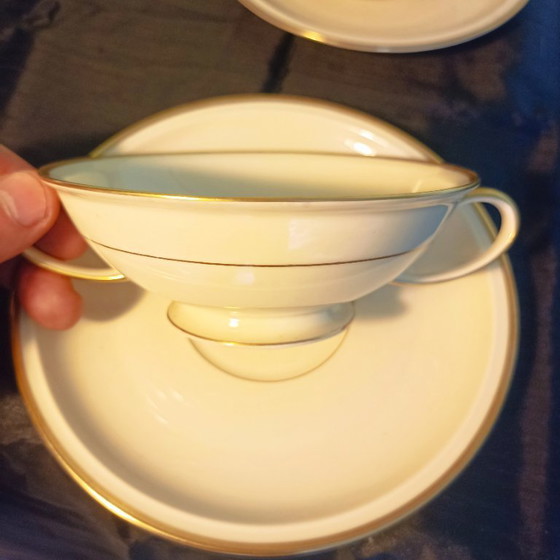 Image 1 of Tasses à soupe Rosenthal Winifred - État neuf (1941)
