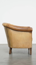 Schafsfell-Clubsessel von Nico van Oorschot