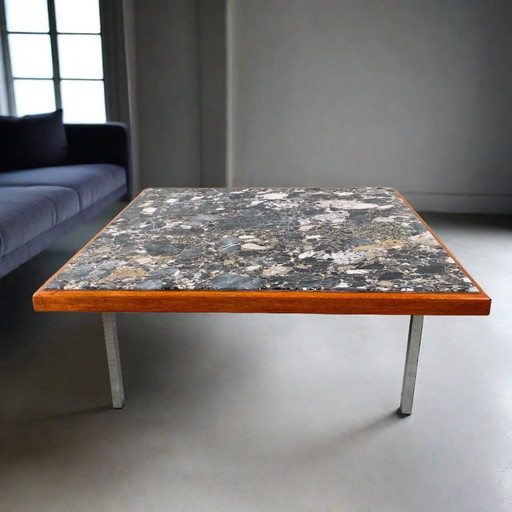 Mid-Century Terrazzo Marmer Salontafel 1970