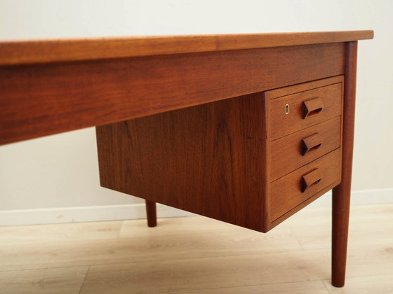 Image 1 of Schreibtisch aus Teakholz, dänisches Design, 1960er Jahre, Designer: Børge Mogensen