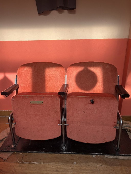 Sièges de cinéma vintage – fauteuils, Velvet