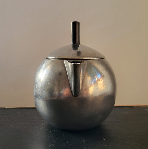 Tinnen Art Nouveau theepot GERO, Theodorus Hooft