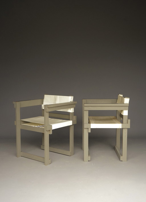 Constructivist Side Chairs, Set of 2