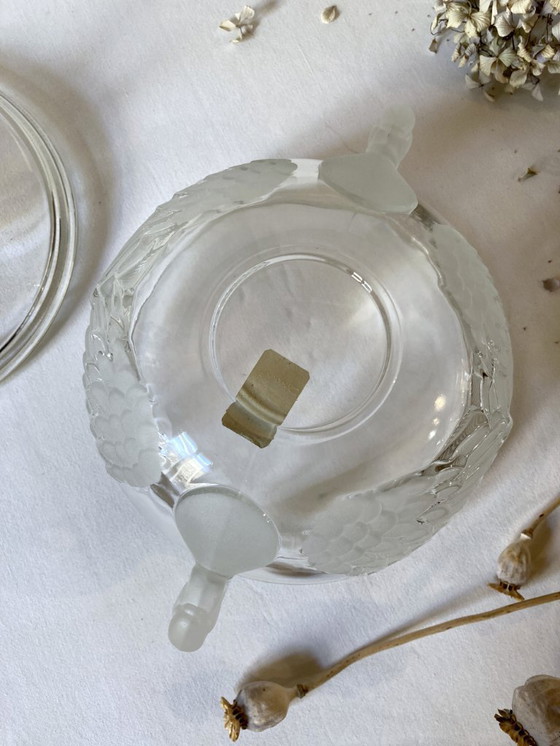 Image 1 of Sopera de cristal Walther Glas Germany, forma de cisne