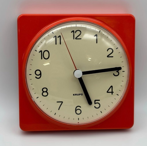 Orologio da parete Krups, Space Age design classic. Made in West Germany