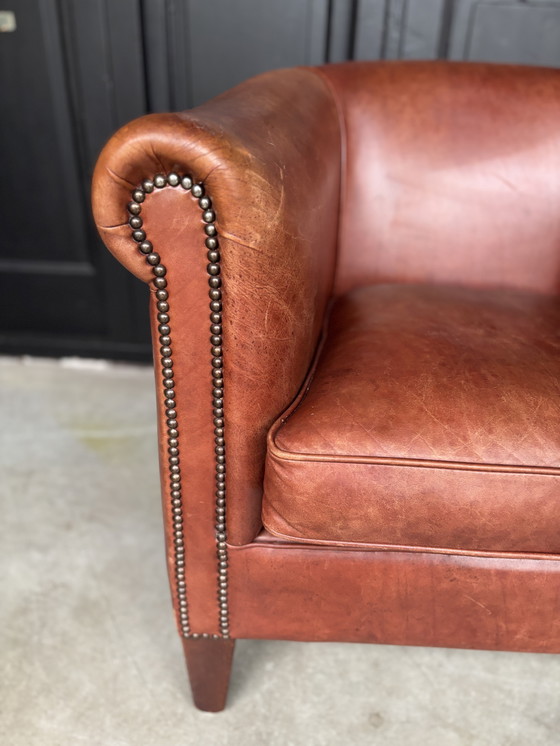 Image 1 of Club armchair Cowhide leather -Bendic brand