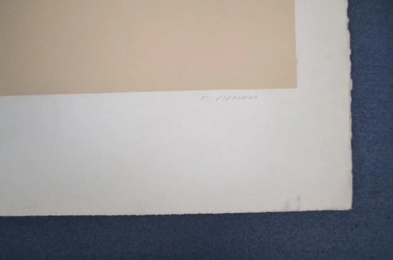 Litografía original de Frédéric Vidalens de los años 80, numerada 6/80, 1er estado y firmada por el artista (photo 6 of 9)