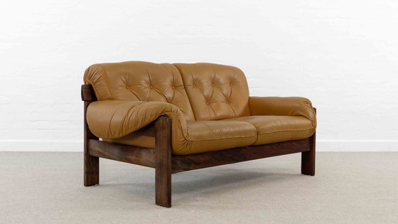 Image 1 of Braziliaanse stijl lederen zitgroep