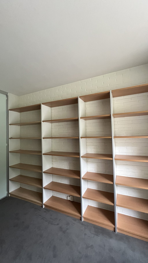 Exclusive beech cabinet wall 3.25 with shelves