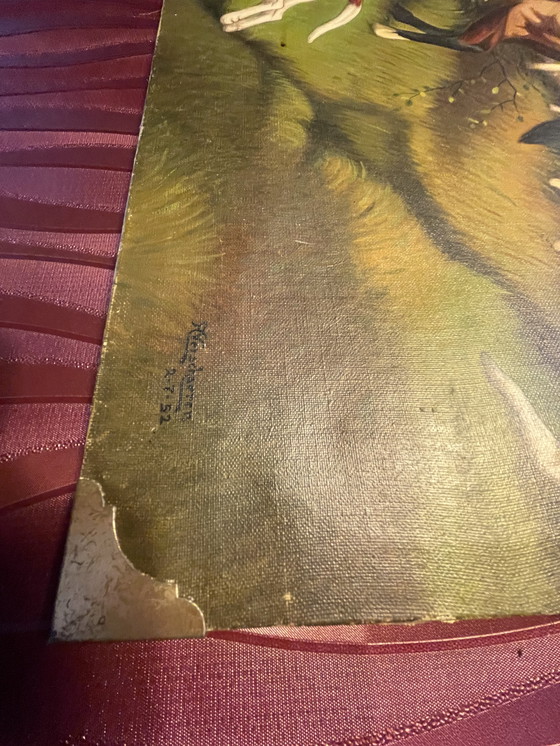 Image 1 of Huntsmen with hounds 