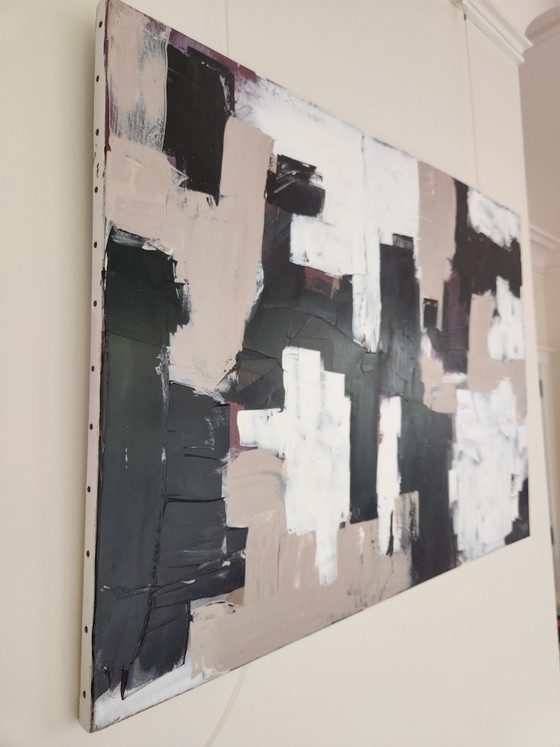 Image 1 of Powerful Abstract Painting "Mariani" (2018) – 60x80 cm