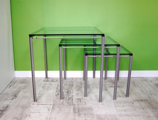 SALE -20% Set of 3 nesting tables designed by Richard Rooze 1999