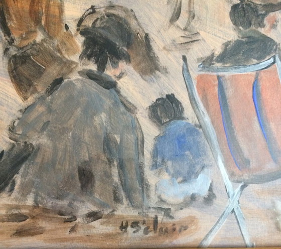 Image 1 of Dipinto originale del pittore Henry Saint-Clair (1899-1990)