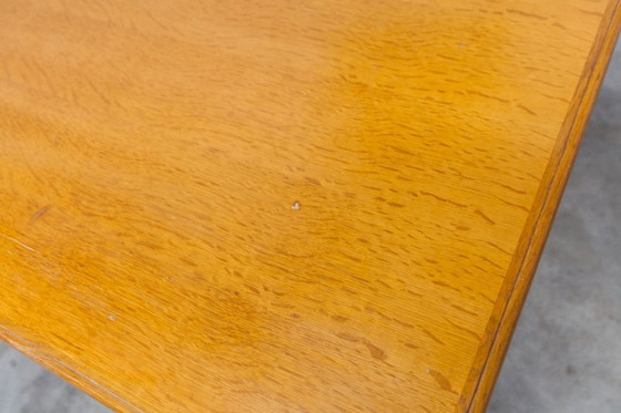 Image 1 of Rustic 1960s table, honey color, 100x70cm, Height 74cm