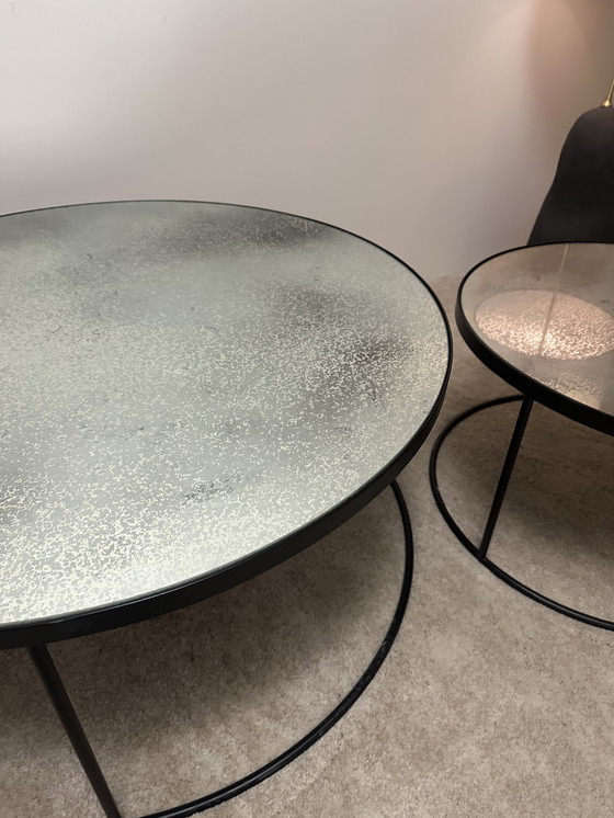 Image 1 of Ethnicraft salontafel set nesting clear showmodel