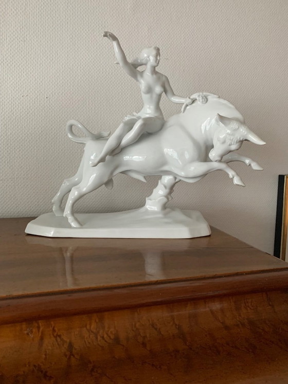 Image 1 of ❗️MUJER SOBRE EL TORO❗️van Herend ✨
