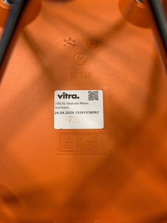 Vitra | Eames | DSR | Rusty orange | 4 pezzi – Sedie da pranzo, Plastica, Cromo (photo 10 of 10)