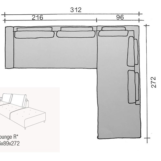 Image 1 of Passe Partout Lazaro corner sofa