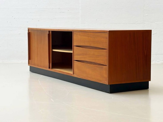 Image 1 of Teak wood sideboard by Dieter Wäckerlin, 1960s