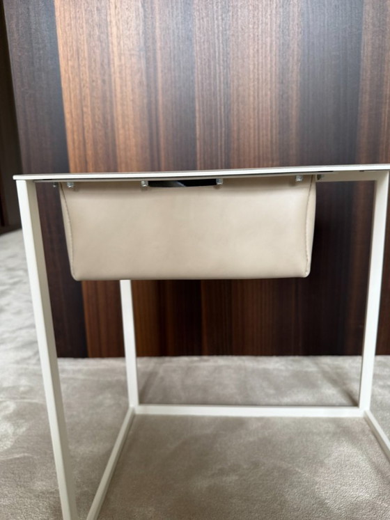 Image 1 of Zanotta Taschino night table white leather