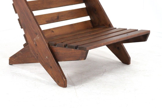 Image 1 of Chaise ciseaux vintage des années 1950